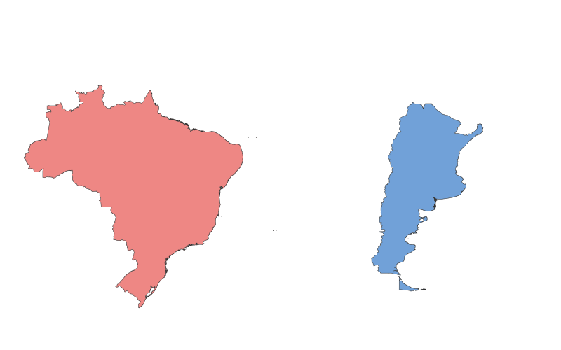 Brazil vs. Argentina: A Geographical Comparison