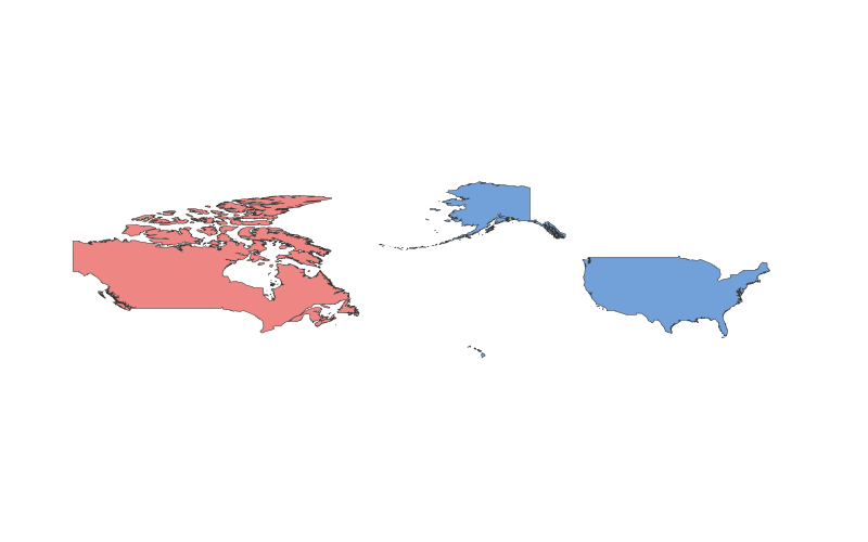 Canada vs. United States: A Geographical Comparison