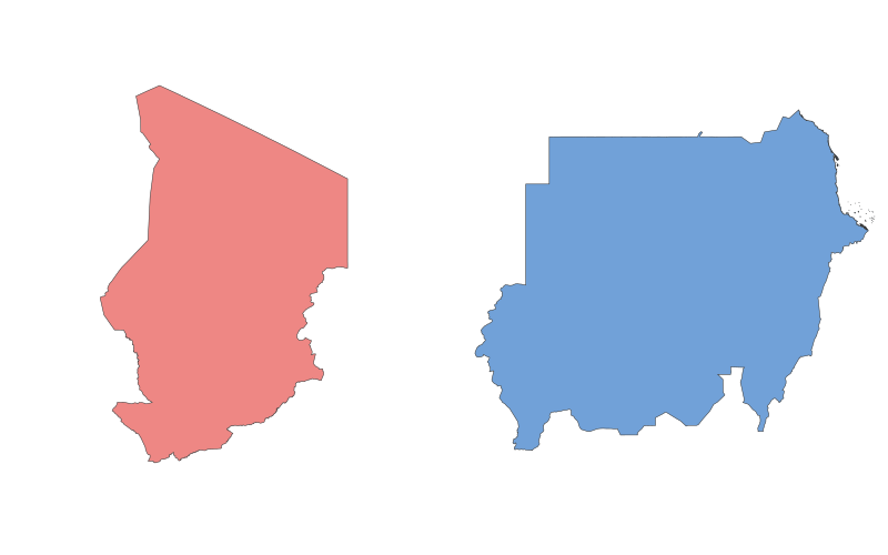 Chad vs. Sudan: A Geographical Comparison