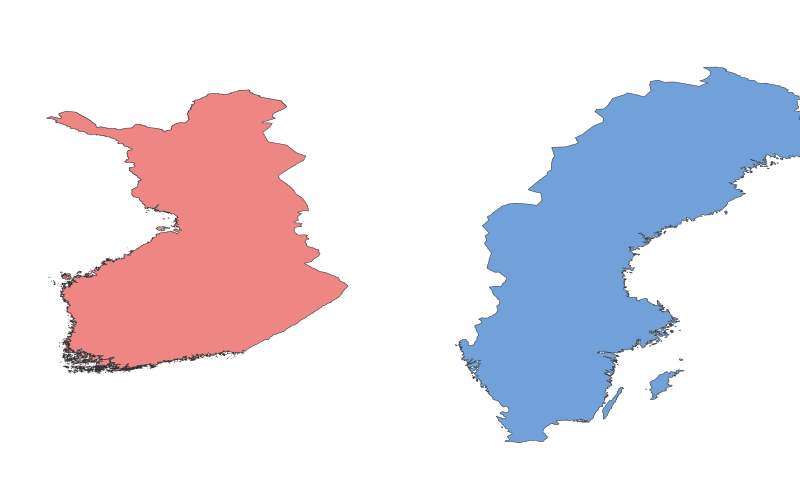 Finland vs. Sweden: A Geographical Comparison