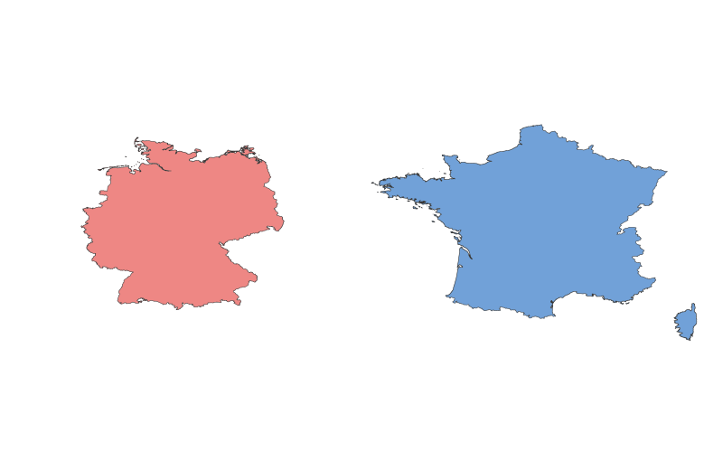 Germany vs. France: A Geographical Comparison