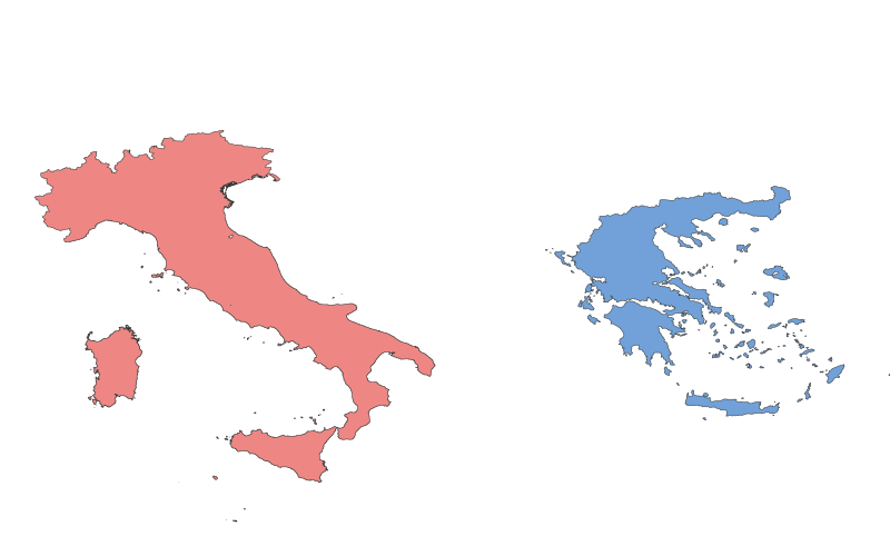 Italy vs. Greece: A Geographical Comparison