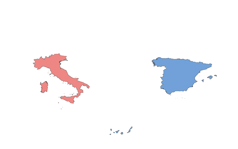 Italy vs. Spain: A Geographical Comparison