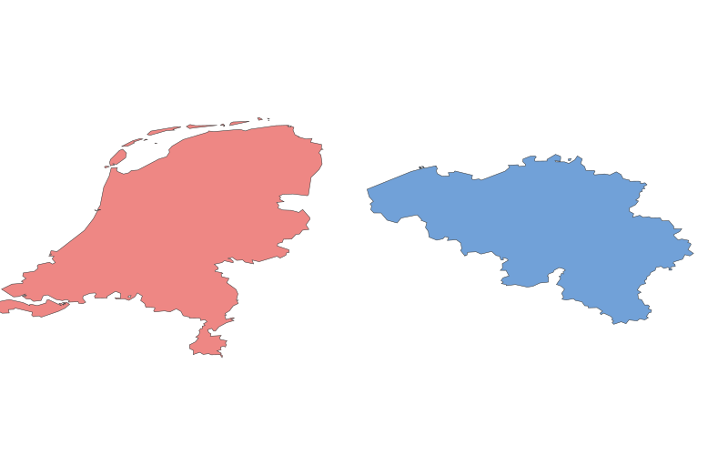 Netherlands vs. Belgium: A Geographical Comparison