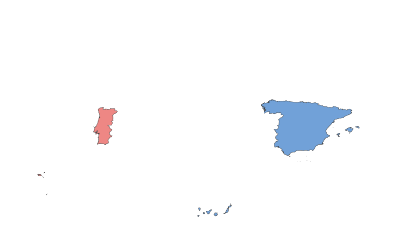 Portugal vs. Spain: A Geographical Comparison