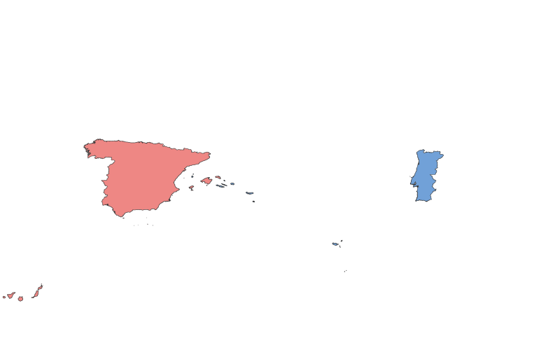 Spain vs. Portugal: A Geographical Comparison