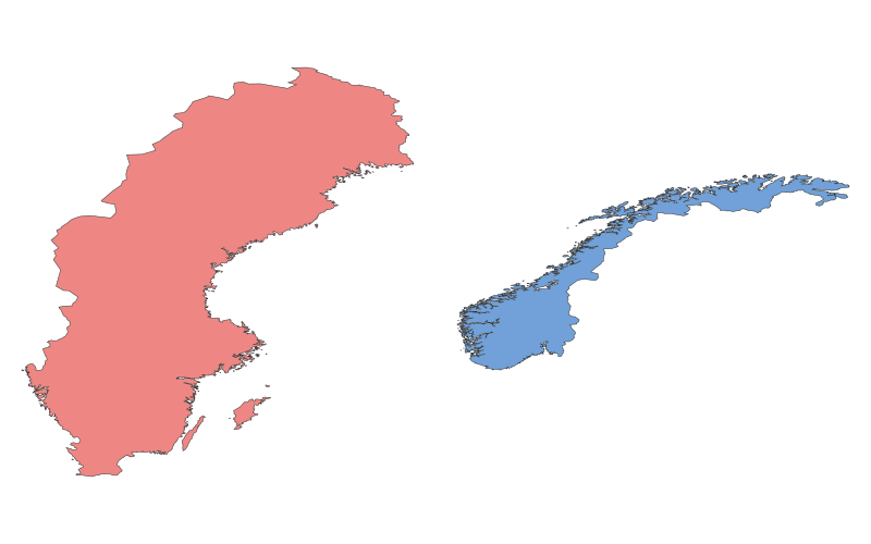 Sweden vs. Norway: A Geographical Comparison