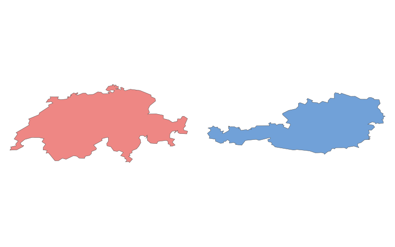 Switzerland vs. Austria: A Geographical Comparison