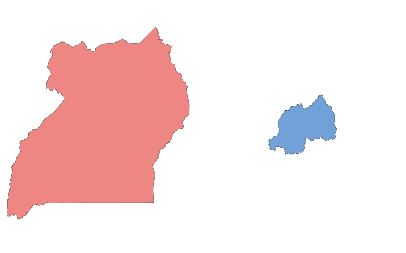 Uganda vs. Rwanda: A Geographical Comparison
