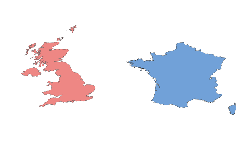 United Kingdom vs. France: A Geographical Comparison