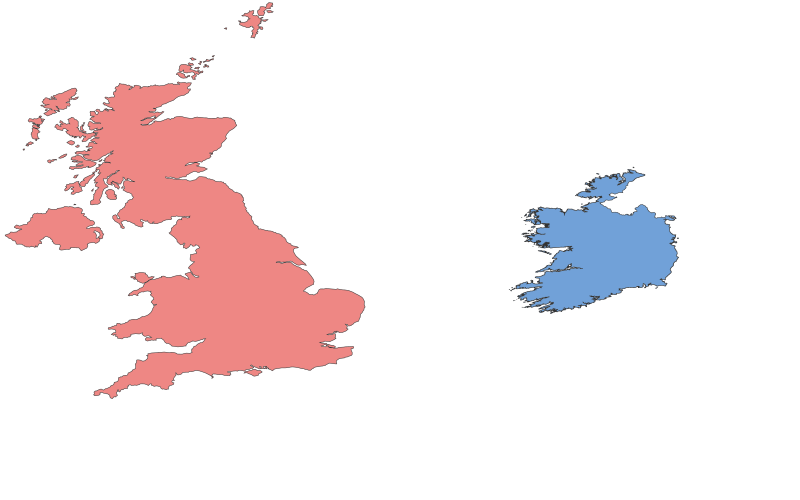United Kingdom vs. Ireland: A Geographical Comparison