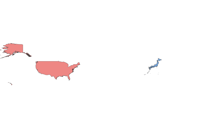 United States vs. Japan: A Geographical Comparison