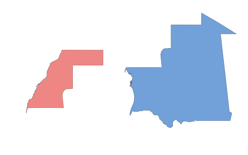 Western Sahara vs. Mauritania: A Geographical Comparison